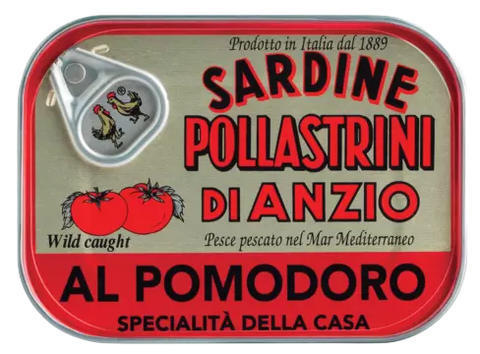 Pollastrini Sardine al pomodoro 100g