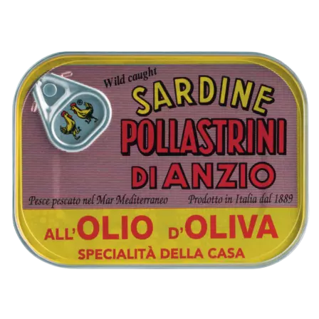 Pollastrini Sardinen in Olivenöl 100g