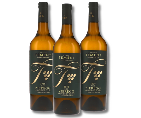 Weinpaket: Tement Sauvignon Blanc Ried Zieregg Sauvignon Blanc Große STK Lage 2020 BIO (3x0,75l)