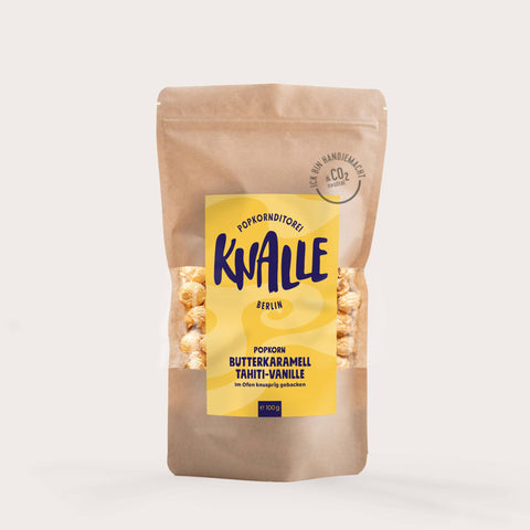 Knalle Butterkaramell Tahiti-Vanille Popcorn 100g