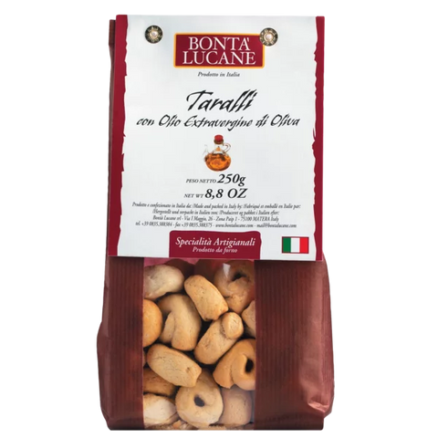 Bontà Lucane Taralli all’olio extra vergine Taralli mit Olivenöl 250g